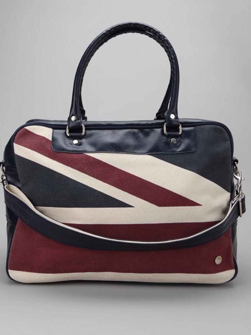 Ben Sherman
Union Jack heavy canvas weekend duffle bag vtg y2k mod prep summer